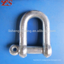 High tensile d ring shackle